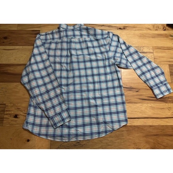 IZOD Men's Button Down Multi- Colored Plaid Long Sleeve XL - Picture 3 of 6